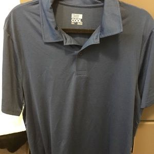 Men’s navy polo